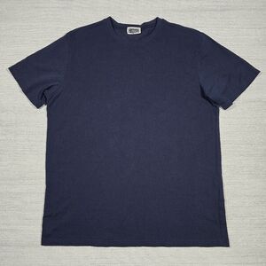 Kith Pointelle Mesh Heathrow Tee Shirt Mens L Navy Short Sleeve Breathable